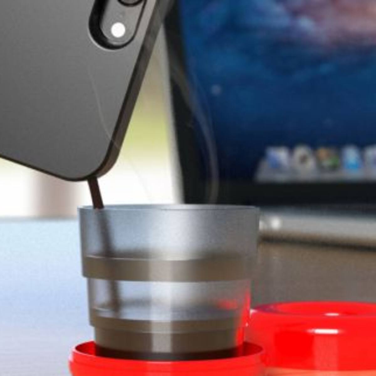 Esta funda para celulares también hace café