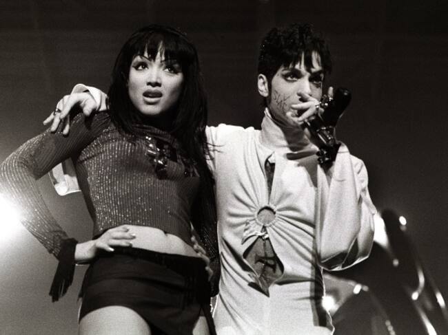 Prince y Mayte García en 1995