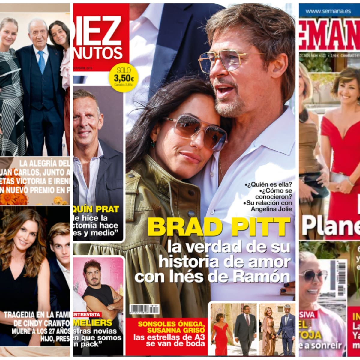 Las portadas de las revistas del corazón del miércoles 23 de septiembre: Los Javis, la paternidad de Joaquín Prat y la boda de Anna Padilla
