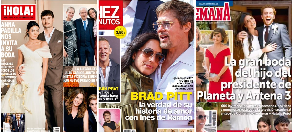 Las portadas de las revistas del corazón de hoy, miércoles 23 de septiembre de 2026 (Instagram)