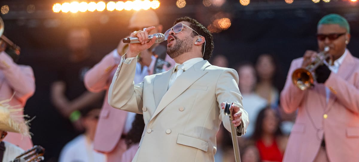 Bad Bunny en su primer concierto en Barcelona