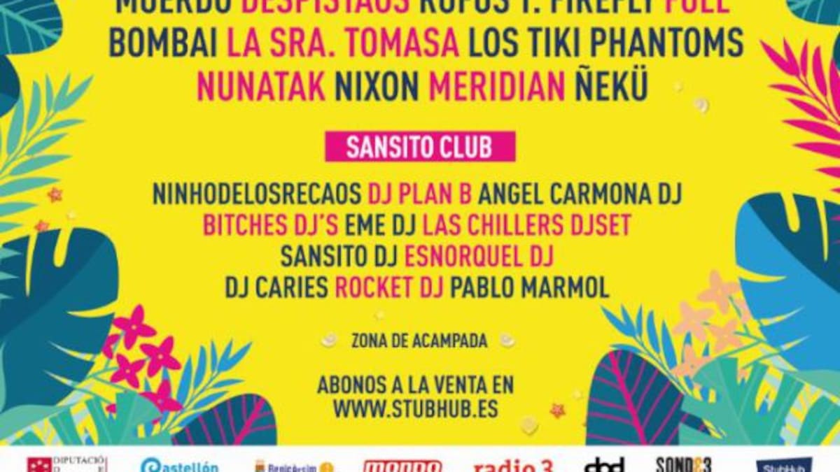 Lori Meyers, Iván Ferreiro, Sidonie o Varry Brava, en el Sansan Festival