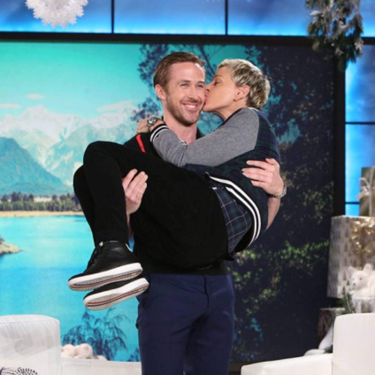 Ellen DeGeneres hace su propia interpretación de La La Land junto a Ryan Gosling