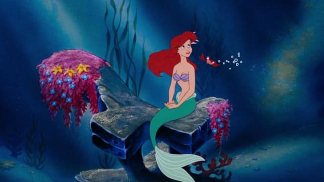 Una escena de 'La Sirenita' original de 1989.