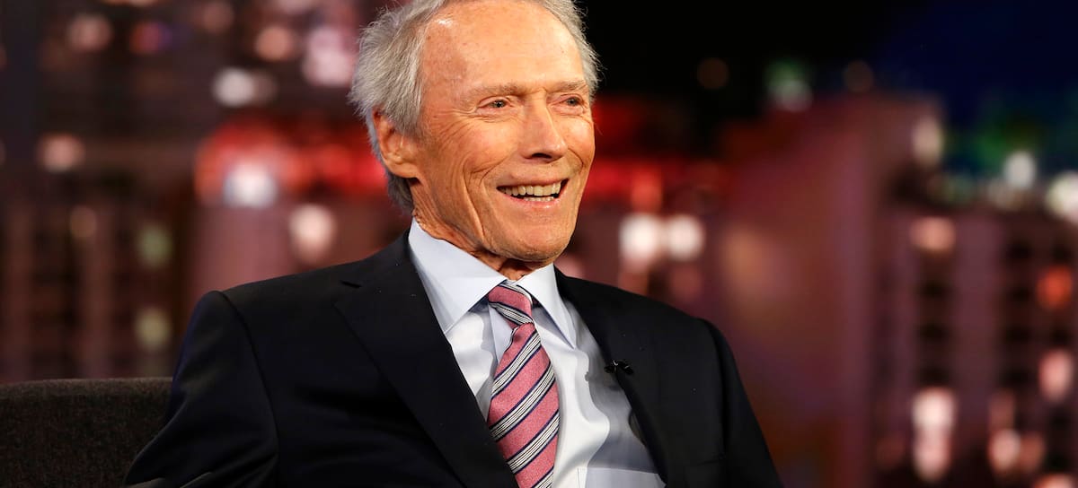 Clint Eastwood, en el show de Jimmy Kimmel en 2018