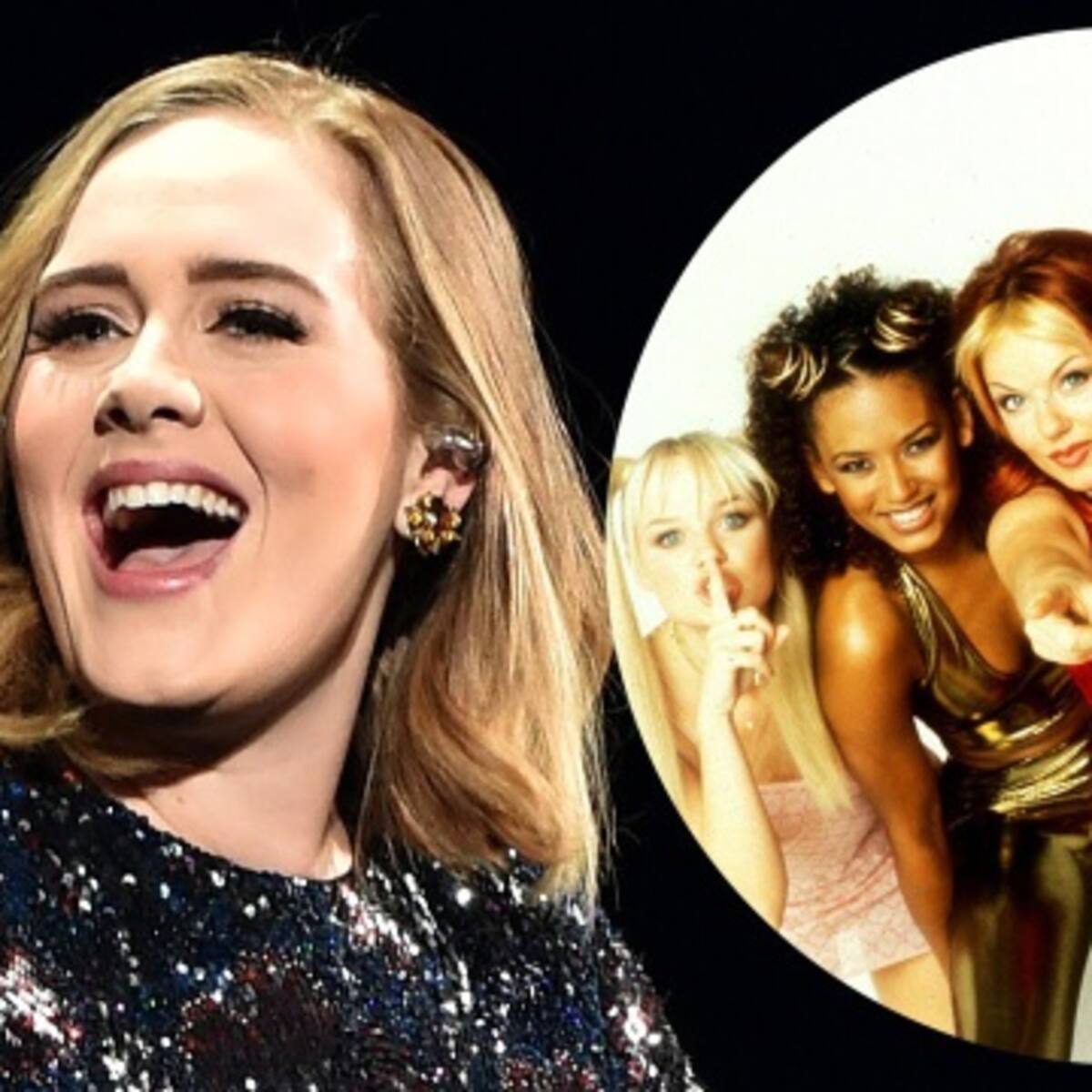 La divertida foto con la que Adele celebró la reunión de Spice Girls
