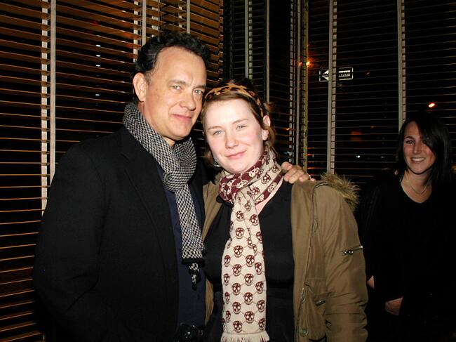 Tom Hanks y su hija Elizabeth