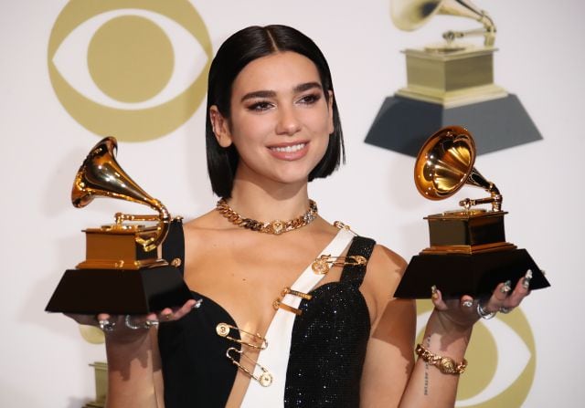 Dua Lipa ganadora de 2 Grammys en 2019