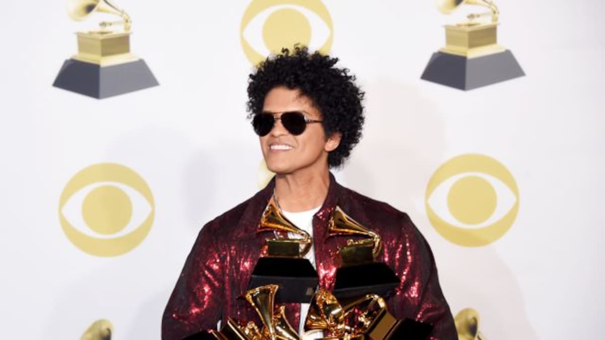 Bruno Mars arrasó en los Grammy