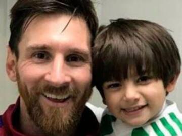 Así fue el encuentro entre Messi y el hijo de Andrés Guardado