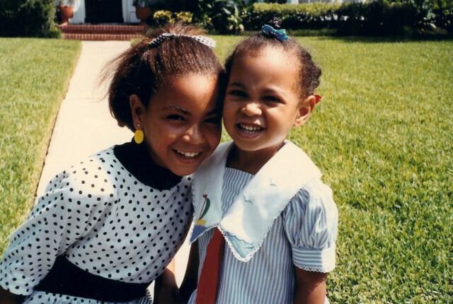 Beyoncé y Solange en una foto publicada por Interview Magazine