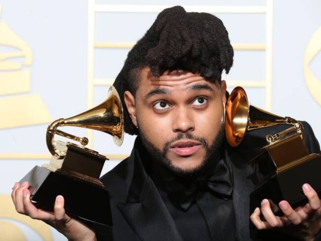 The Weeknd se llevó dos gramófonos.