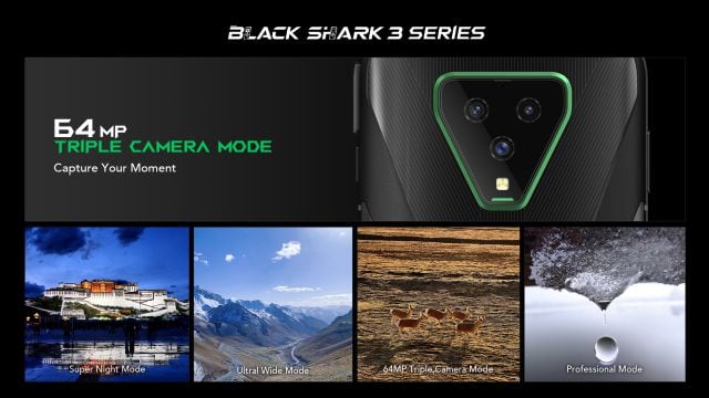 Black Shark 3 y 3 Pro se defenderán en fotografía también.