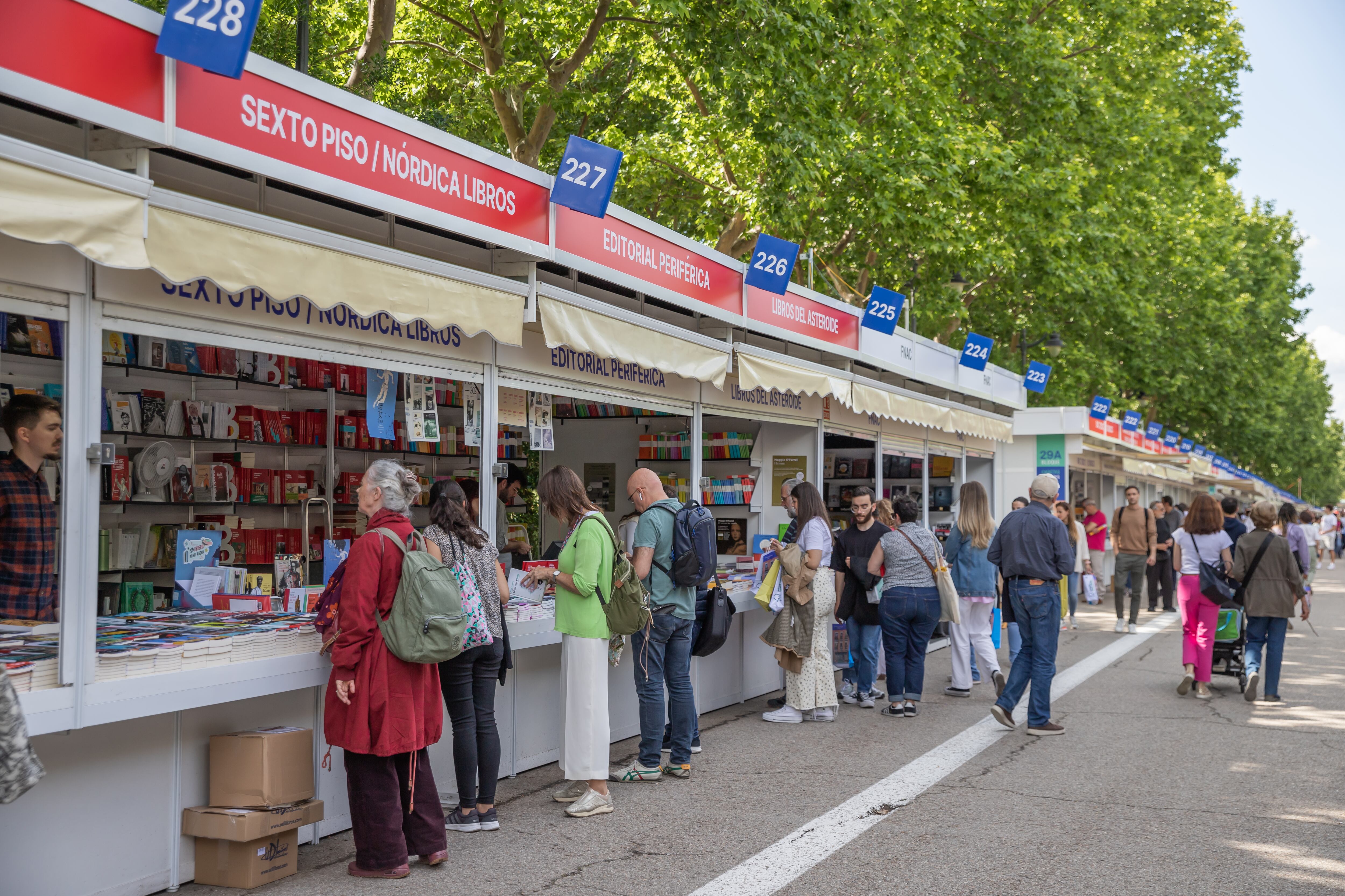 Feria del libro en Madrid
