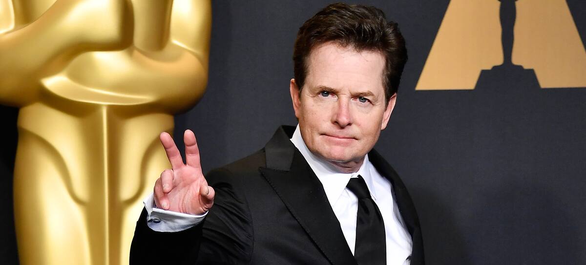 Michael J. Fox a su llegada a los Premios Oscar en 2017.