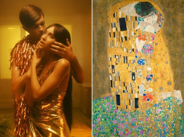 &#039;Otra Vez&#039; de Aitana vs. El Beso, de Gustav Klimt