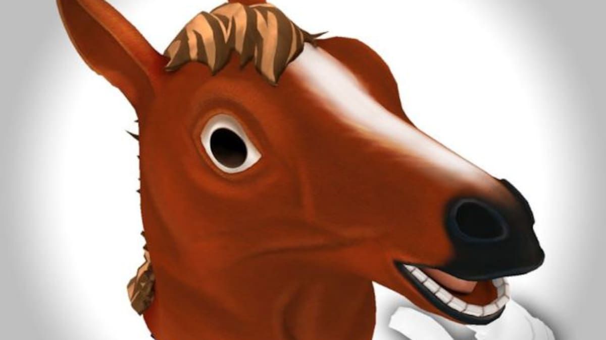 Youtubers virtuales con cabeza de caballo