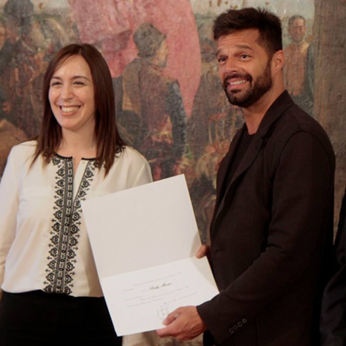 Ricky Martin fue declarado "Huésped de honor"