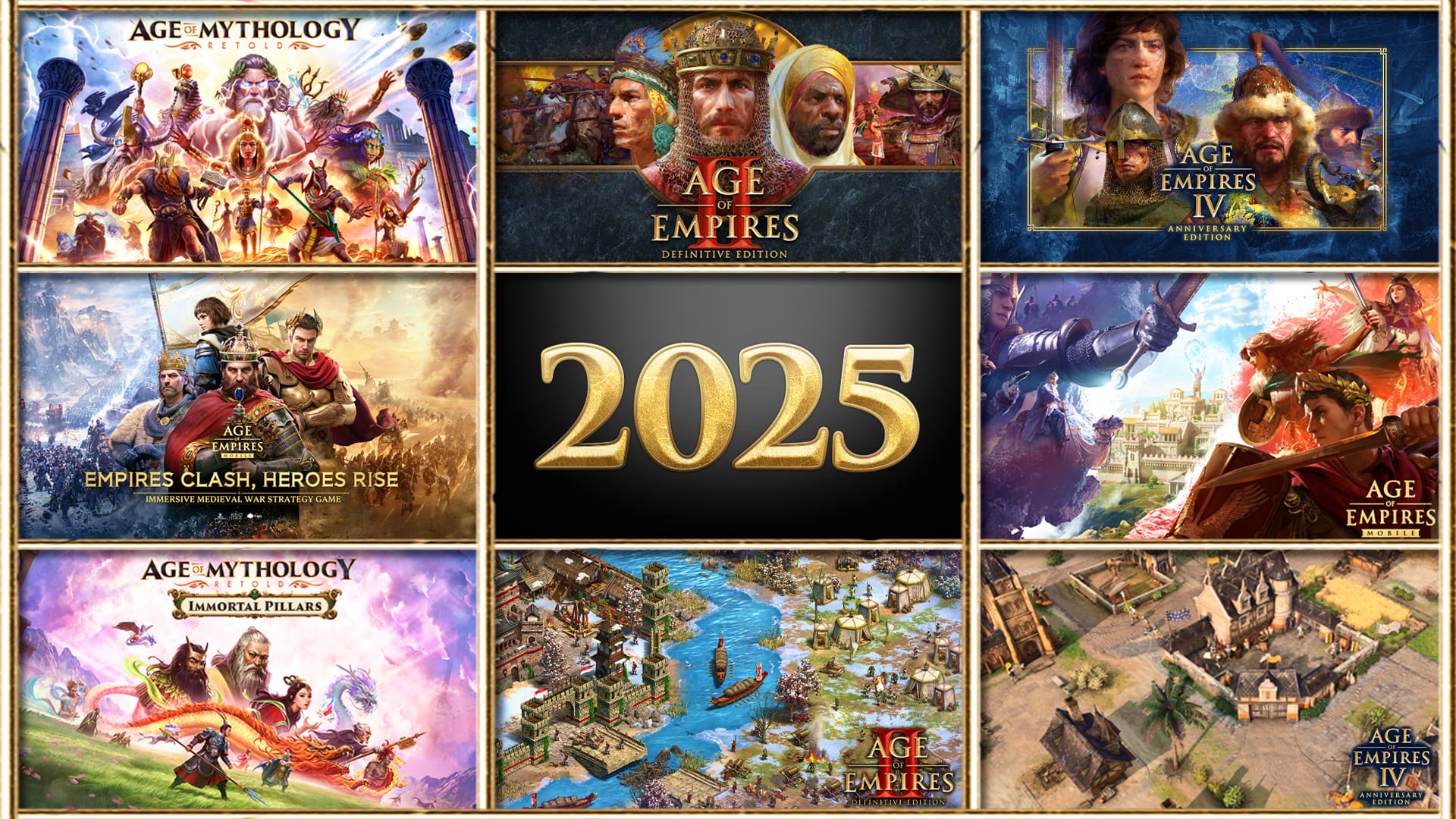 Imagen promocional de Age of Empires en 2025