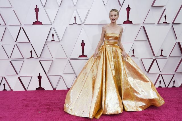 Carey Mulligan a su llegada a la alfombra roja