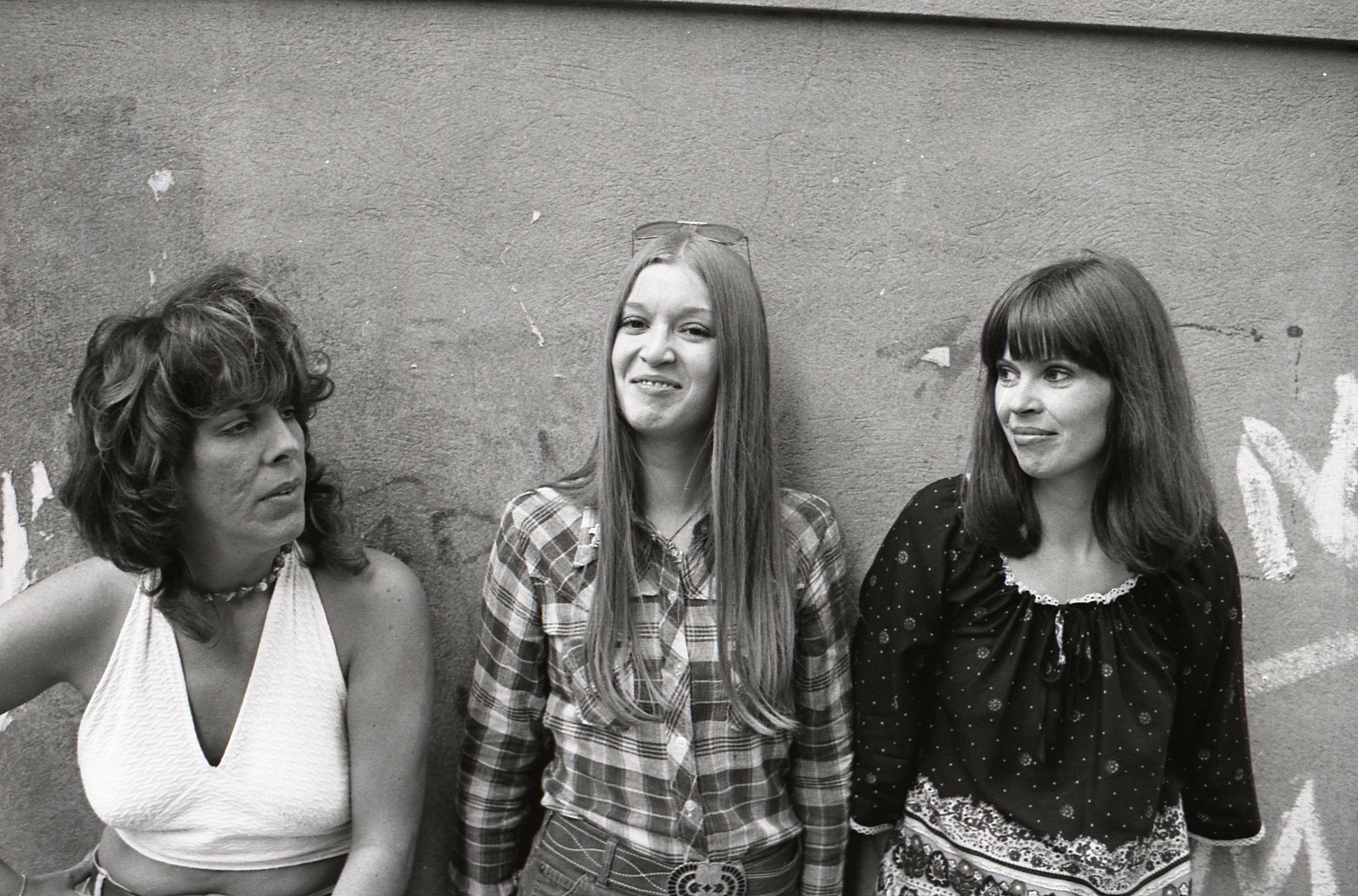 Margie Ganser, Mary Weiss y Liz Weiss, de Shangri-Las.