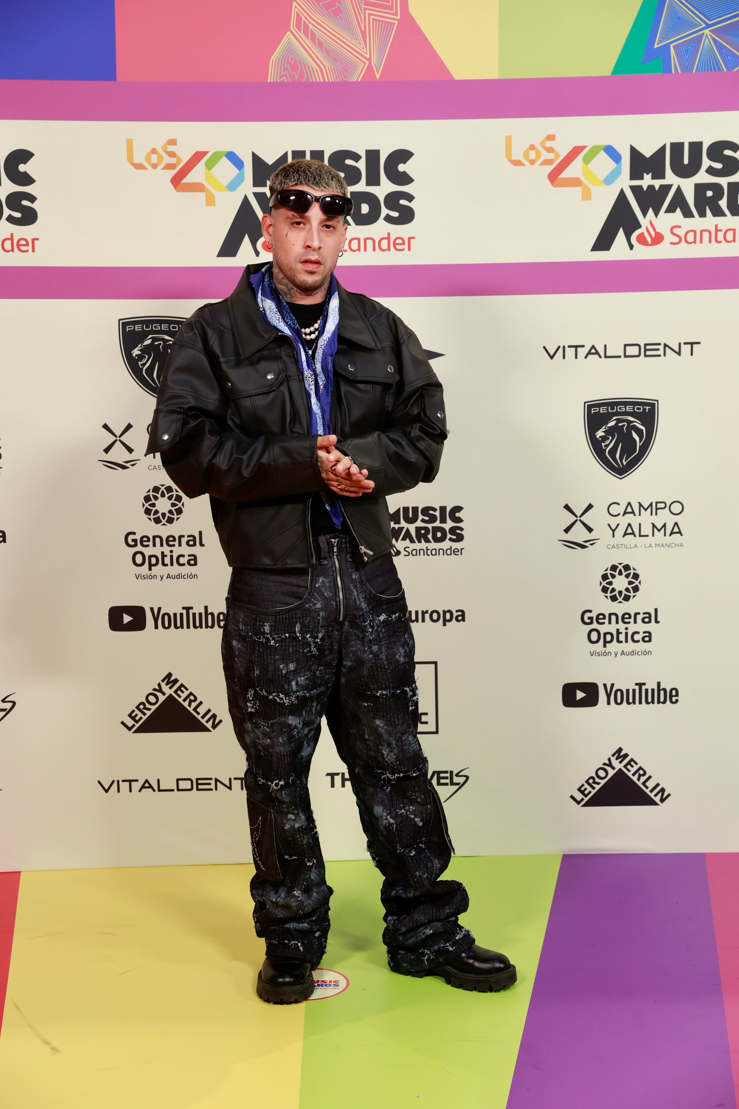 Maikel Delacalle en la alfombra roja de LOS40 Music Awards Santander 2023 / Foto: Jorge París y Elena Buenavista