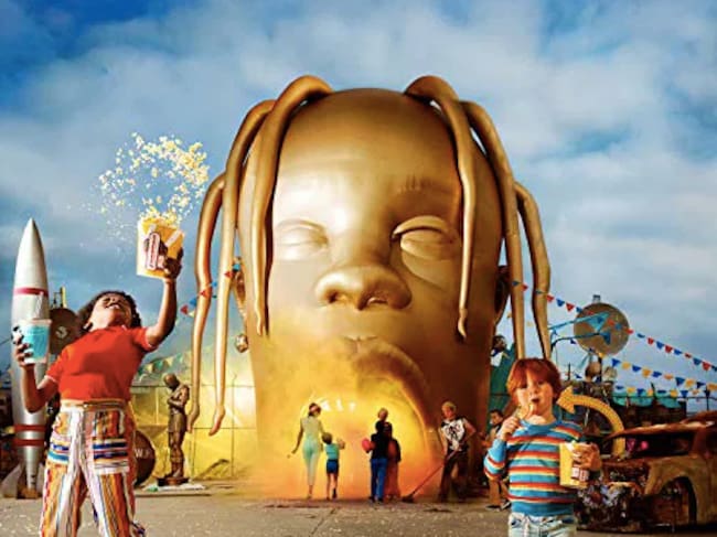 Portada de 'Astroworld' de Travis Scott (2018).