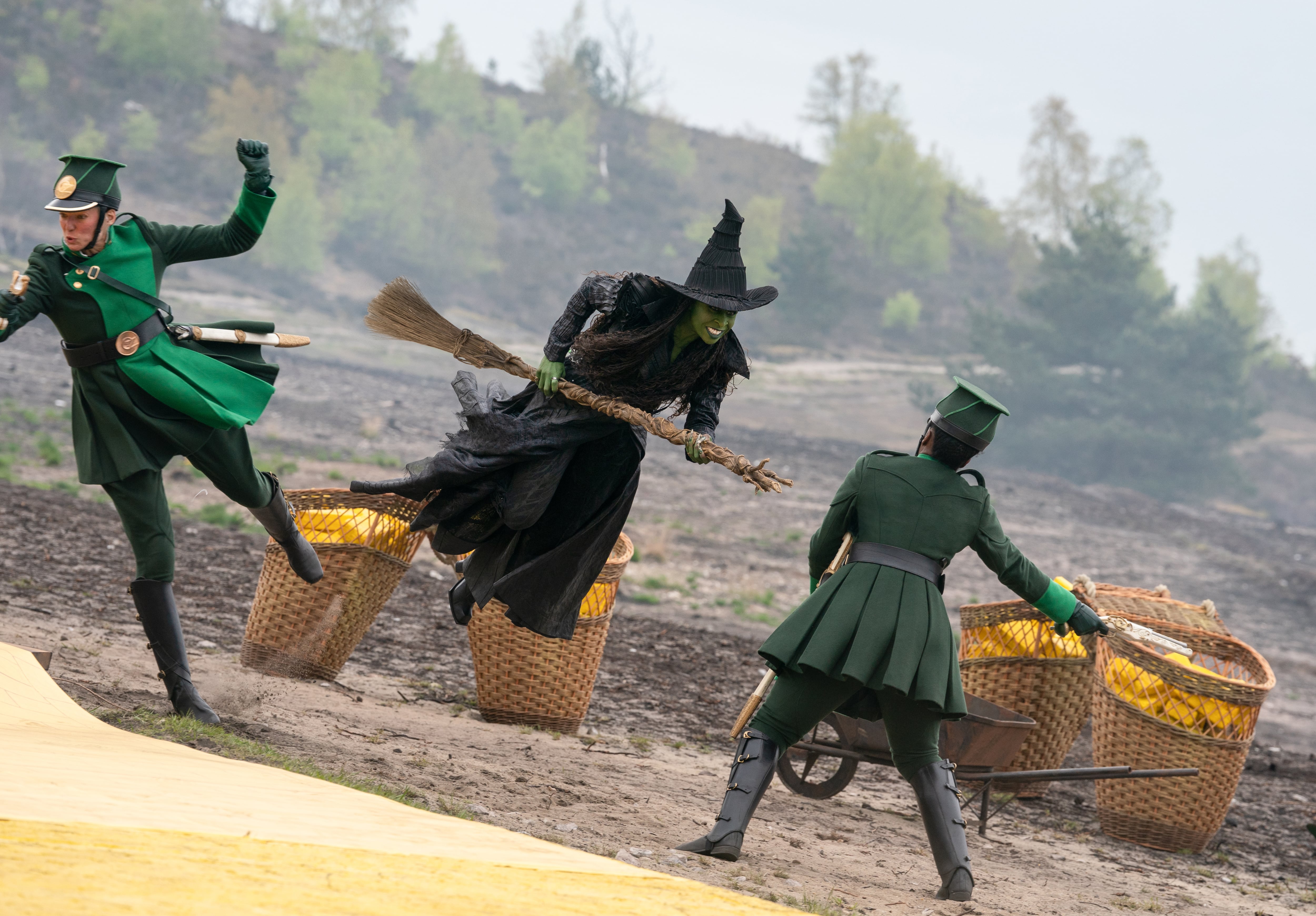 Cynthia Erivo como Elphaba en &#039;WICKED Parte II&#039;.  / Universal Pictures