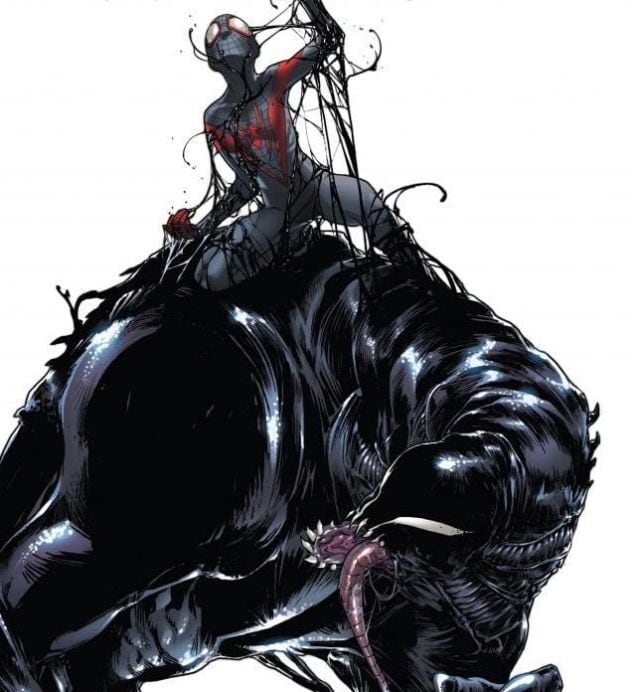 Miles Morales contra Veneno.