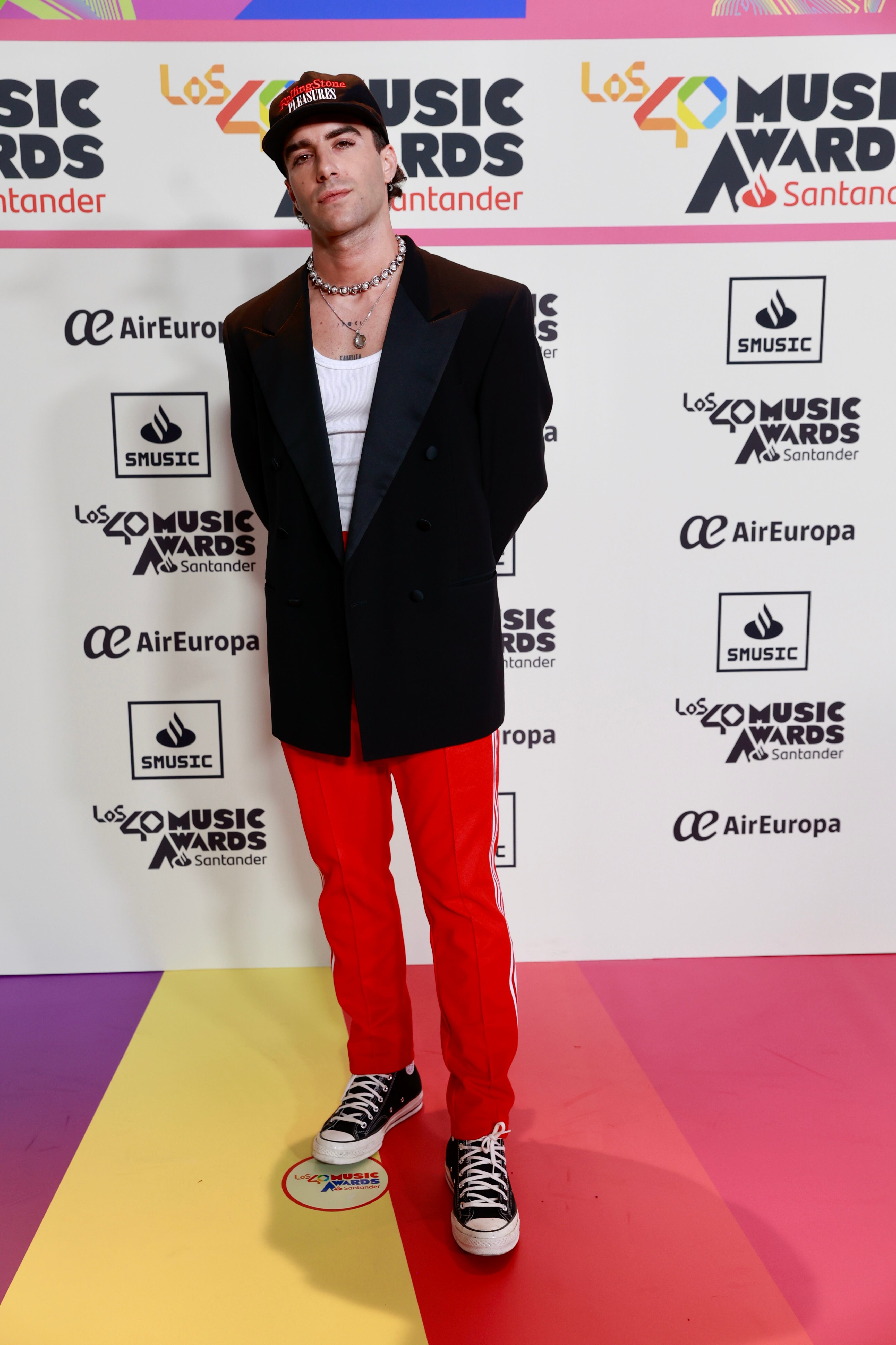 Álvaro de Luna, en la cena de nominados de LOS40 Music Awards Santander 2023