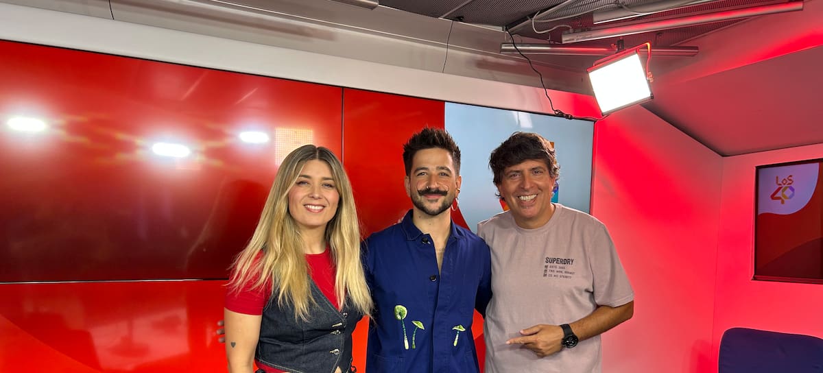 Camilo con Dani Moreno 'El Gallo' y Cristina Boscá en 'Anda Ya'.