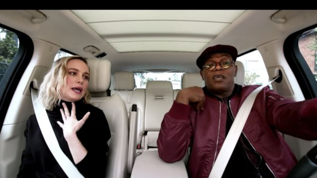Tenés que ver a Capitana Marvel y a Nick Fury cantando los éxitos de Ariana Grande