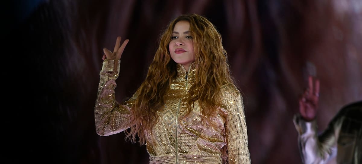 Shakira durante su concierto histórico en el Zócalo de México el 1 de febrero de 2026