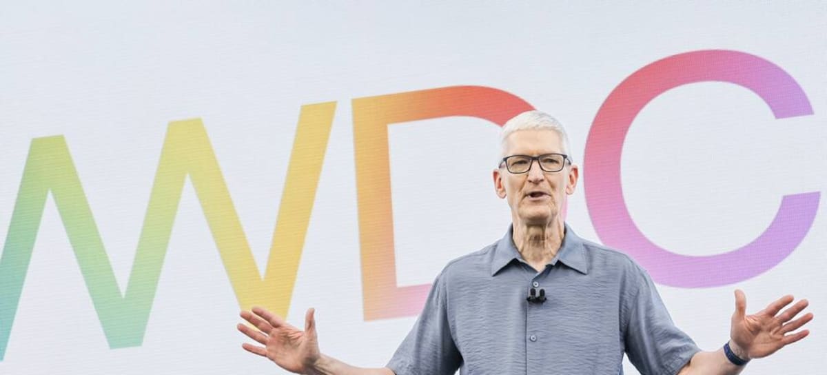 Tim Cook al frente de la WWDC por última vez.