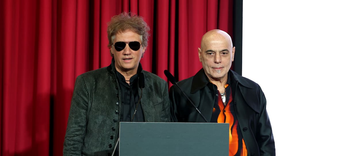 Charly Alberti y Zeta Bosio de Soda Stereo