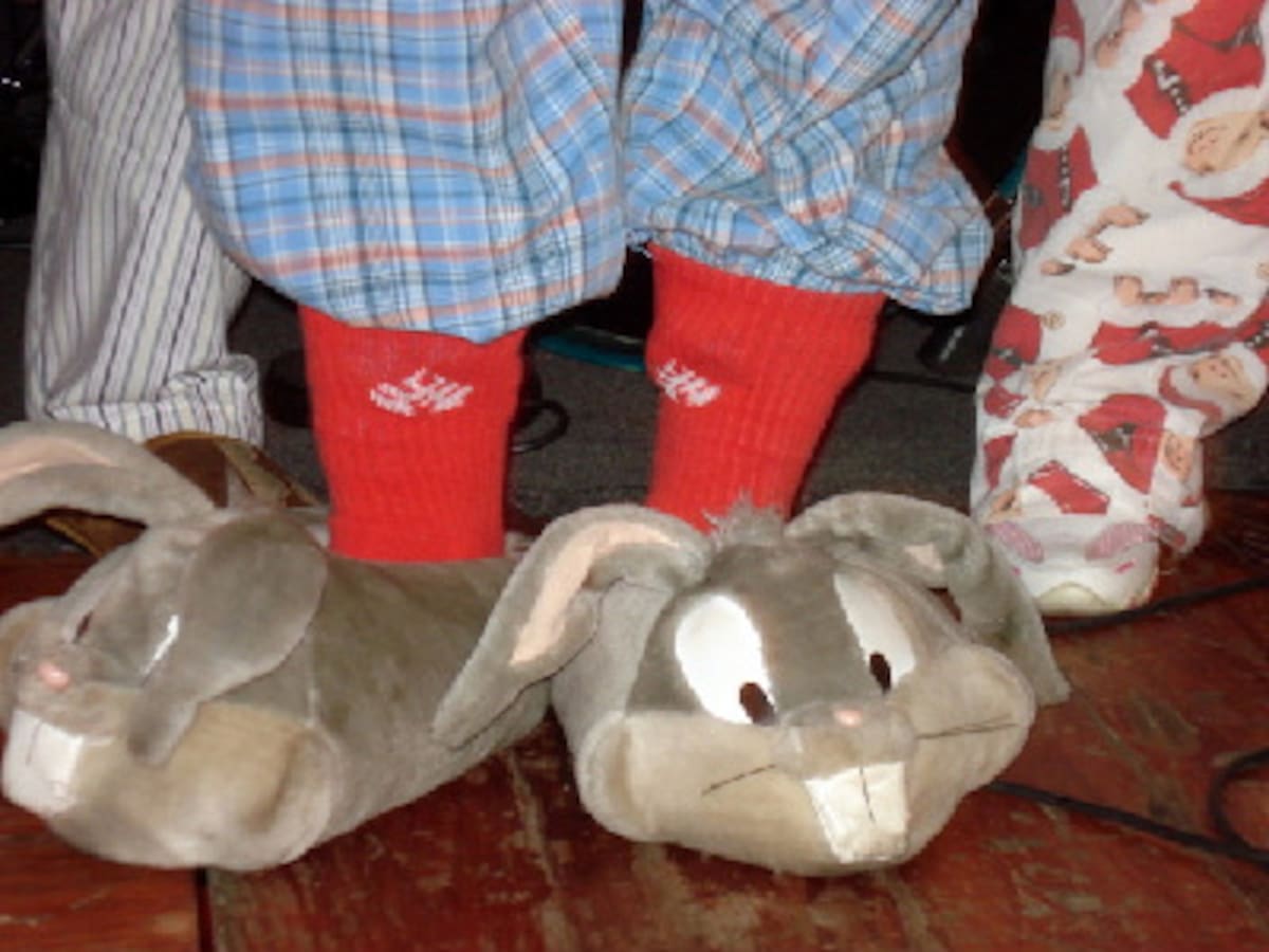 ¿Concurso de pantuflas o de pijamas?
