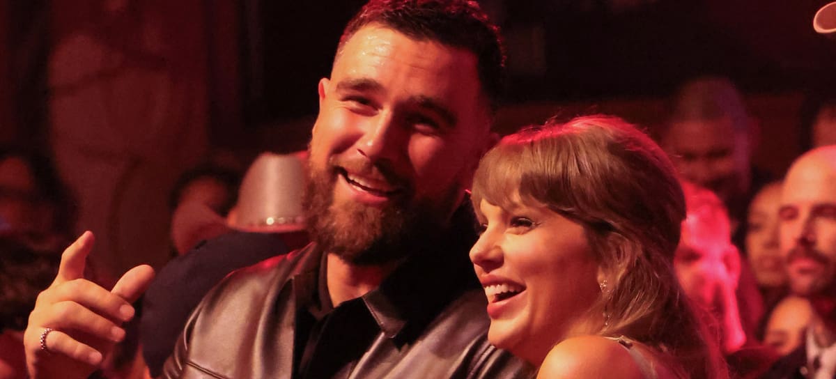 Travis Kelce y Taylor Swift en iHeartRadio Music Awards. Los Angeles, marzo de 2026.