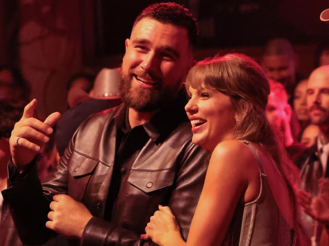 Travis Kelce y Taylor Swift en iHeartRadio Music Awards. Los Angeles, marzo de 2026.