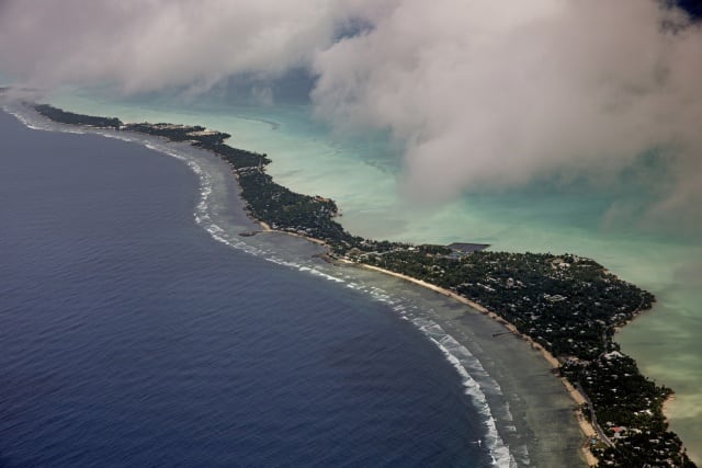 Kiribati, un atolón con estatus de país independiente.