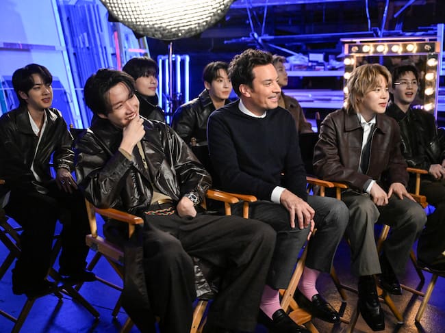 BTS en el 'The Tonight Show Starring Jimmy Fallon', marzo de 2026