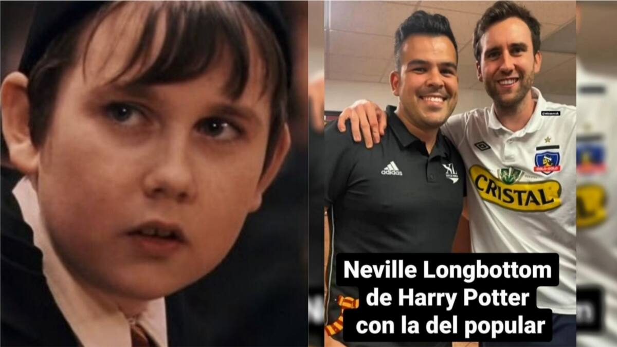 Colo-Colo llega a Hogwarts: Neville de «Harry Potter» posa con la camiseta del equipo nacional ...