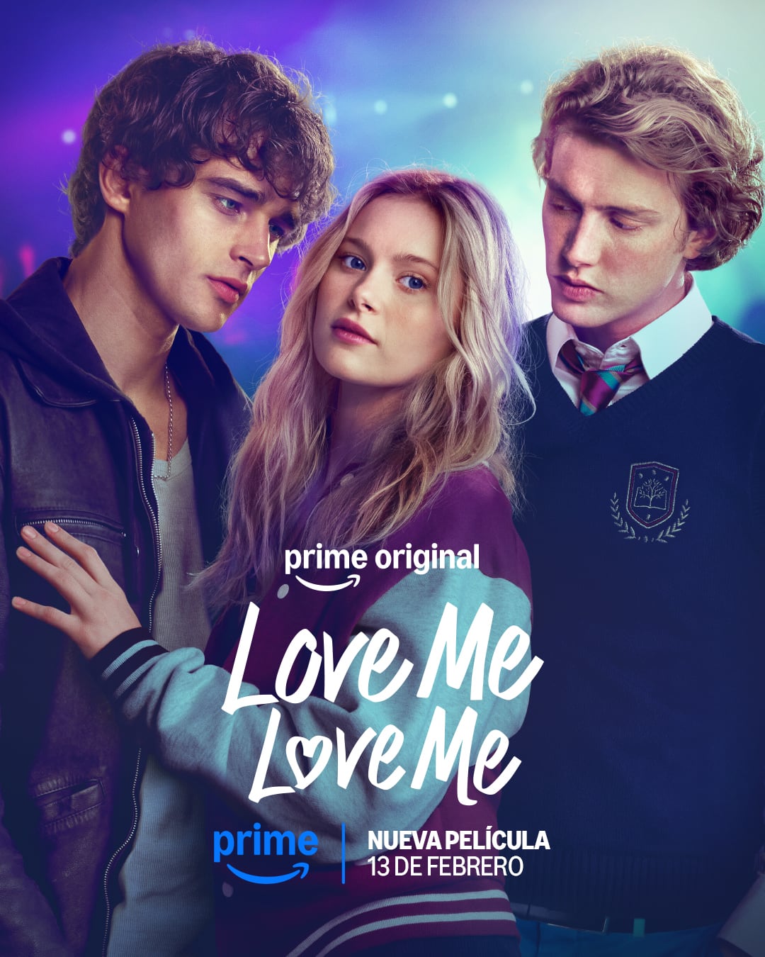 Póster promocional de la película 'Love me, love me' de Prime Video. / Prime Video