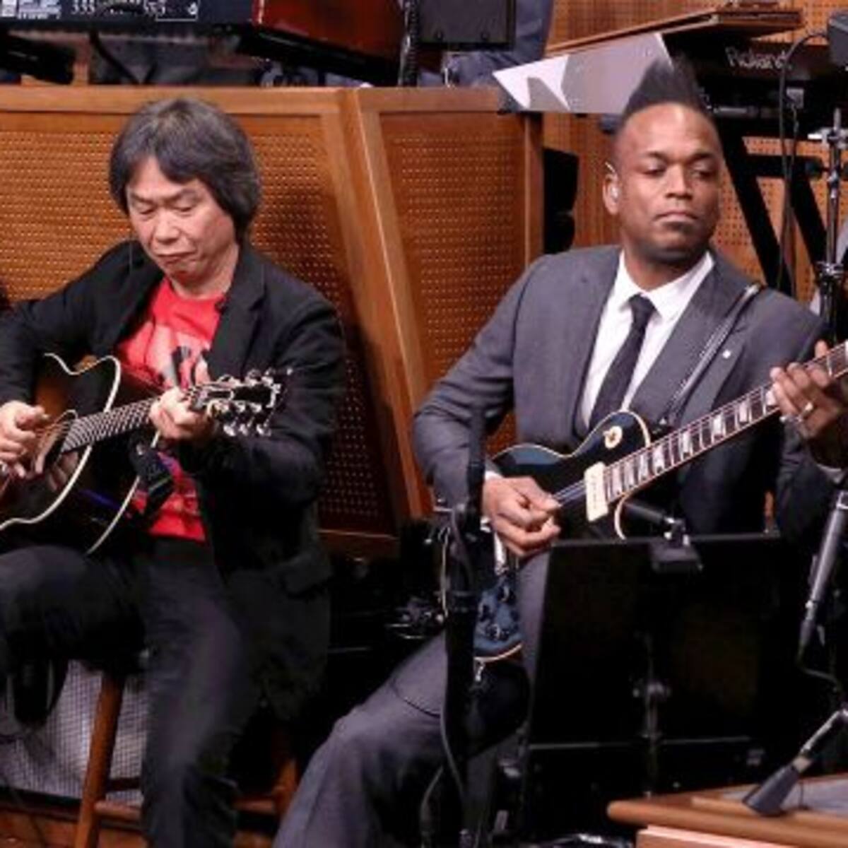 El padre de Mario Bros se lució en The Tonight Show