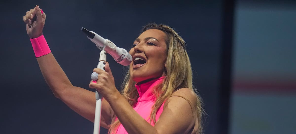 Amaia Montero en su regreso a los escenarios con La Oreja de Van Gogh en el Bizkaia Arena BEC!