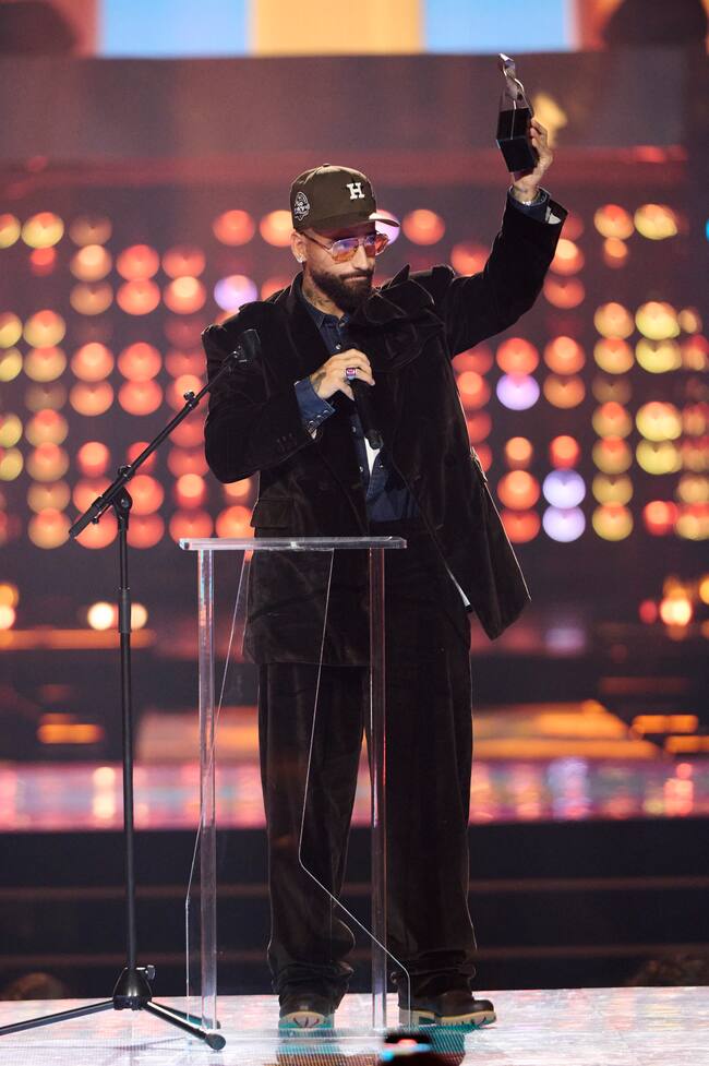 La segunda vez que 'Papi Juancho' visitó nuestro escenario fue para alzar el premio de Mejor Gira en Categoría Global Latina por su Don Juan World Tour