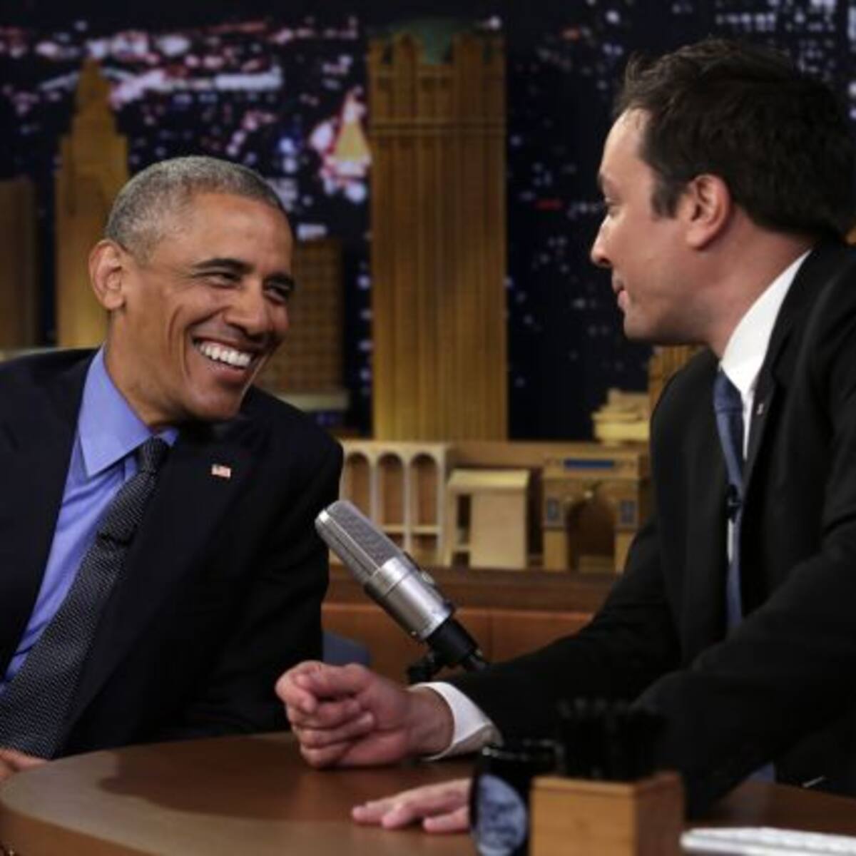 Barack Obama visitó a Jimmy Fallon