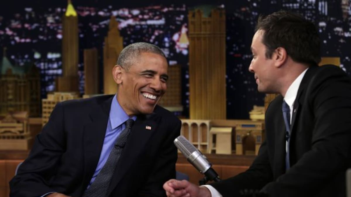 Barack Obama visitó a Jimmy Fallon