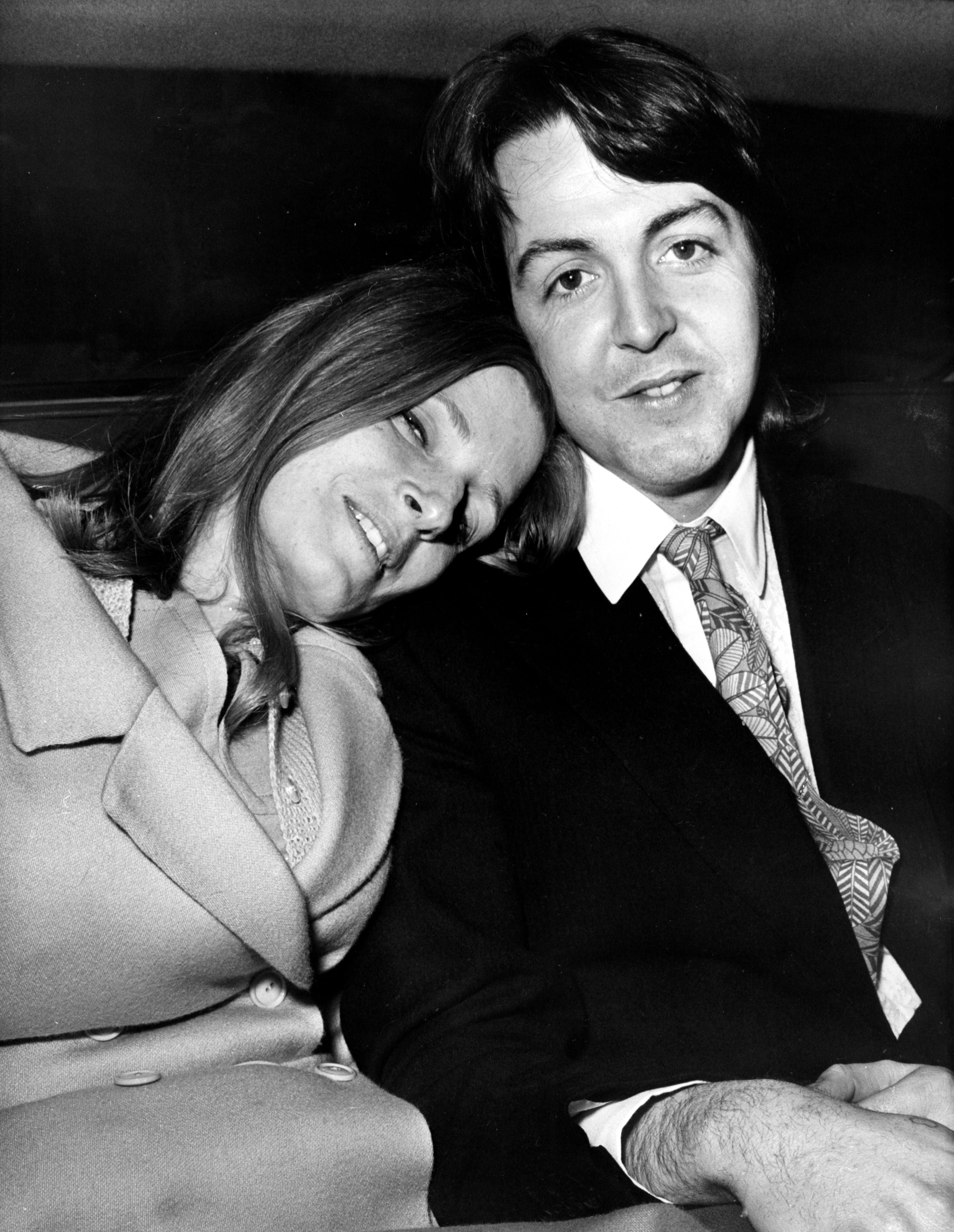 Paul y Linda el día de su boda, el 12 de marzo de 1969.