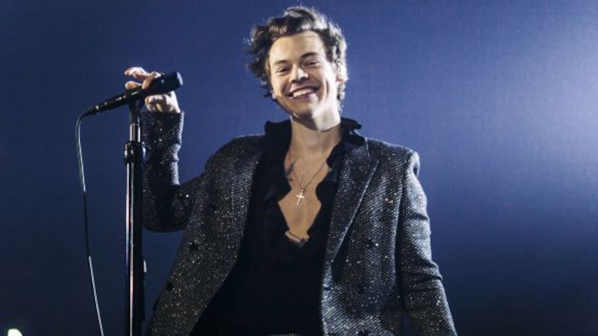 El insólito anuncio de Harry Styles en un show