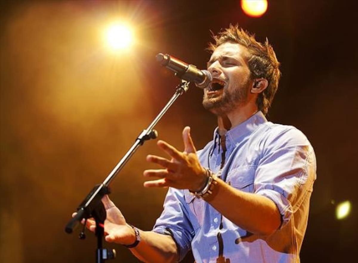 Pablo Alborán, en directo en su gira de 2011